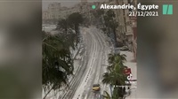 En Égypte, la neige