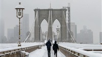 Une tempête de neige